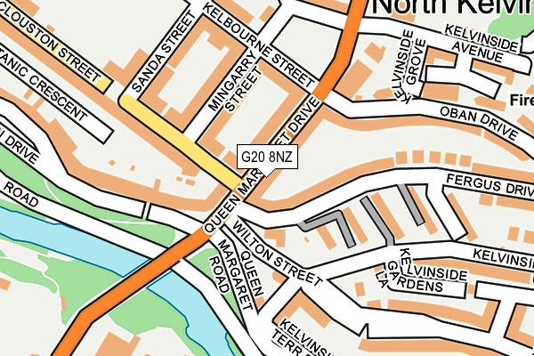 G20 8NZ map - OS OpenMap – Local (Ordnance Survey)