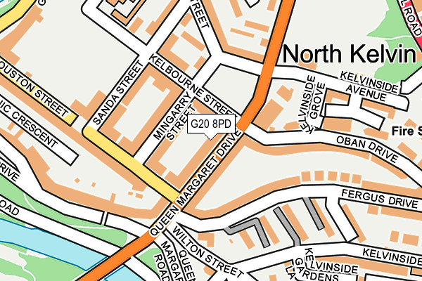G20 8PD map - OS OpenMap – Local (Ordnance Survey)
