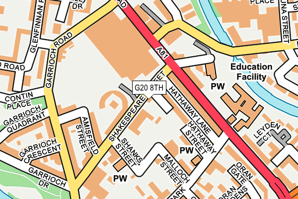 G20 8TH map - OS OpenMap – Local (Ordnance Survey)