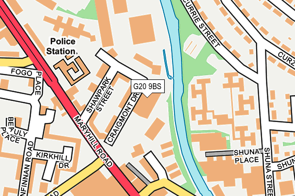 G20 9BS map - OS OpenMap – Local (Ordnance Survey)