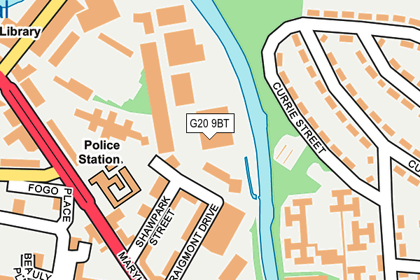 G20 9BT map - OS OpenMap – Local (Ordnance Survey)
