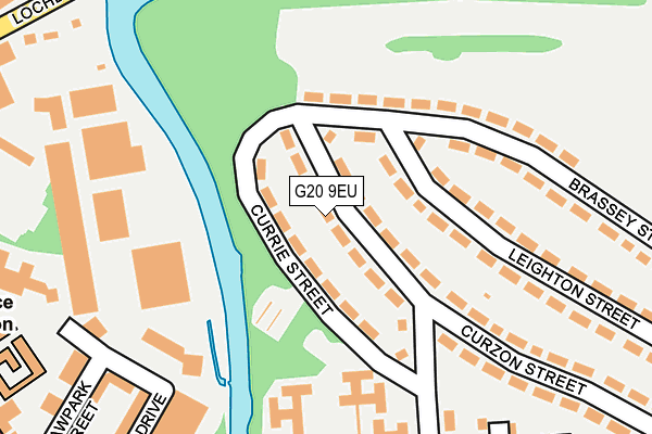 G20 9EU map - OS OpenMap – Local (Ordnance Survey)