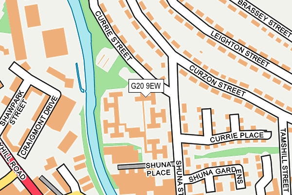 G20 9EW map - OS OpenMap – Local (Ordnance Survey)