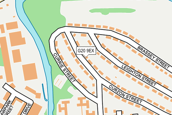 G20 9EX map - OS OpenMap – Local (Ordnance Survey)