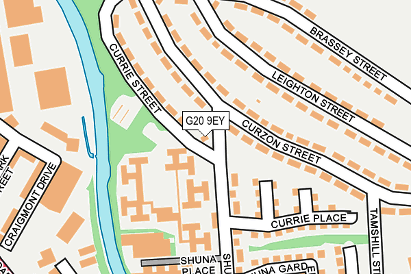 G20 9EY map - OS OpenMap – Local (Ordnance Survey)