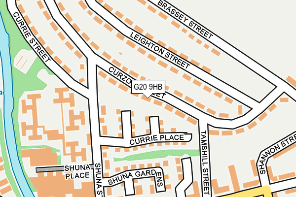 G20 9HB map - OS OpenMap – Local (Ordnance Survey)