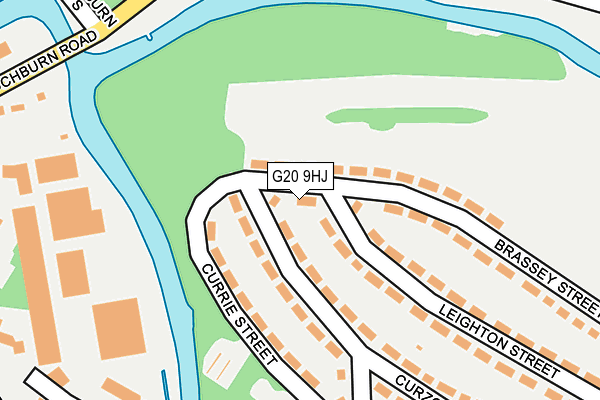 G20 9HJ map - OS OpenMap – Local (Ordnance Survey)