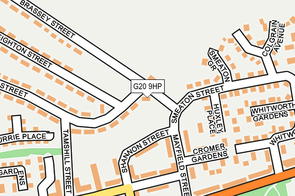 G20 9HP map - OS OpenMap – Local (Ordnance Survey)