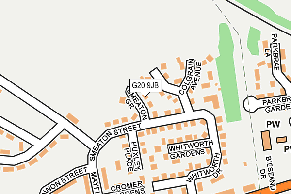 G20 9JB map - OS OpenMap – Local (Ordnance Survey)