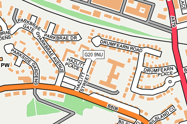 G20 9NU map - OS OpenMap – Local (Ordnance Survey)