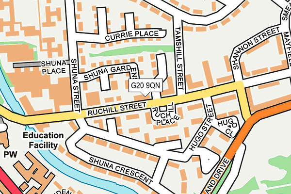 G20 9QN map - OS OpenMap – Local (Ordnance Survey)
