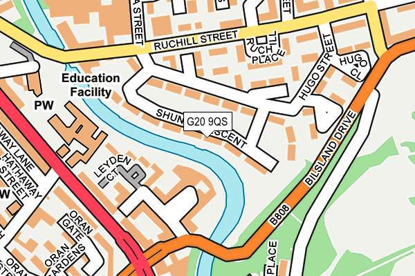G20 9QS map - OS OpenMap – Local (Ordnance Survey)