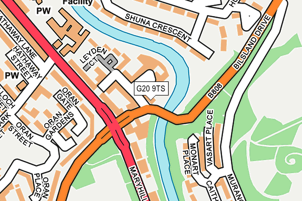 G20 9TS map - OS OpenMap – Local (Ordnance Survey)