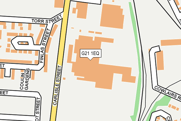 G21 1EQ map - OS OpenMap – Local (Ordnance Survey)