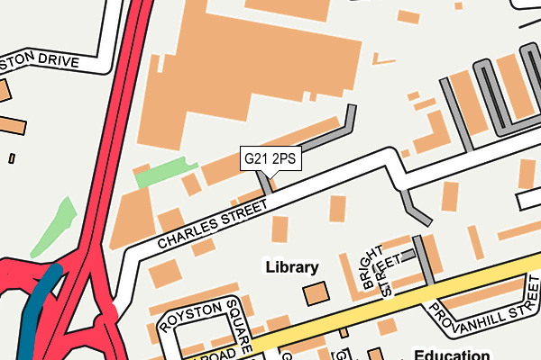 G21 2PS map - OS OpenMap – Local (Ordnance Survey)