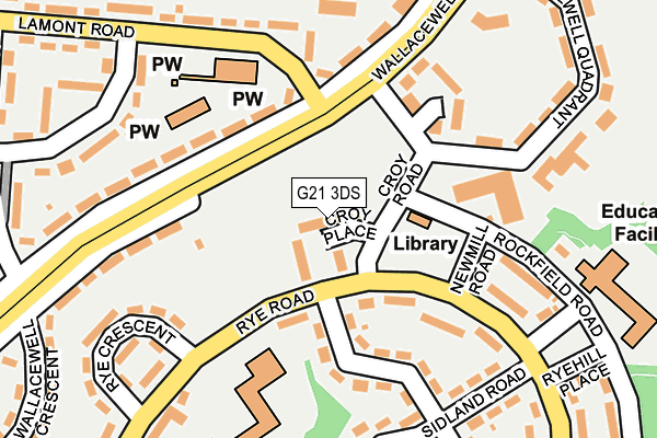 G21 3DS map - OS OpenMap – Local (Ordnance Survey)