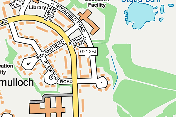 G21 3EJ map - OS OpenMap – Local (Ordnance Survey)
