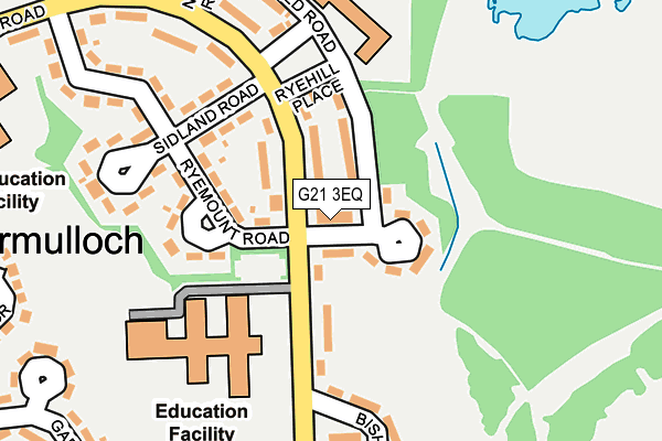G21 3EQ map - OS OpenMap – Local (Ordnance Survey)