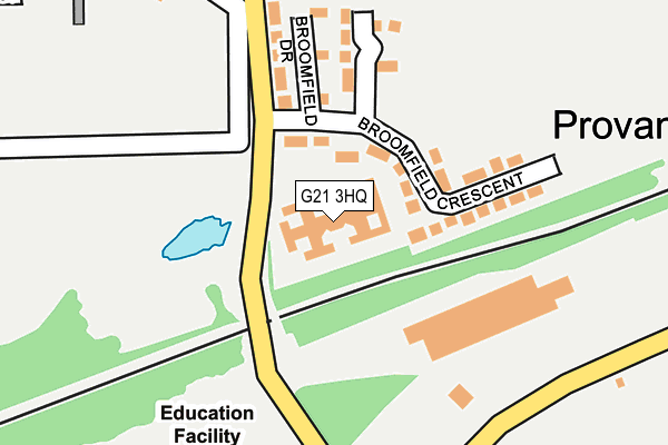 G21 3HQ map - OS OpenMap – Local (Ordnance Survey)
