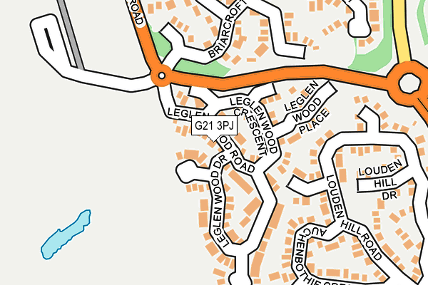 G21 3PJ map - OS OpenMap – Local (Ordnance Survey)