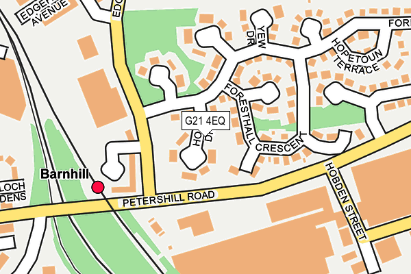 G21 4EQ map - OS OpenMap – Local (Ordnance Survey)