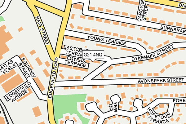 G21 4NQ map - OS OpenMap – Local (Ordnance Survey)