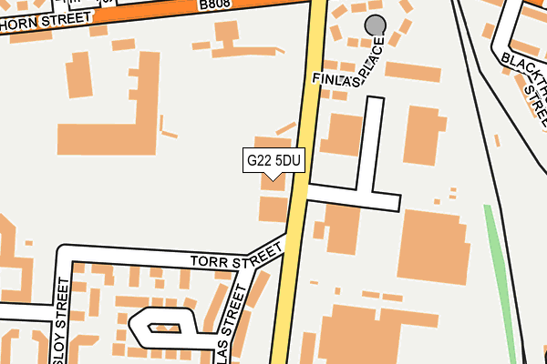 G22 5DU map - OS OpenMap – Local (Ordnance Survey)