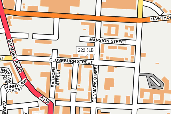 G22 5LB map - OS OpenMap – Local (Ordnance Survey)