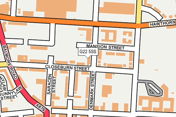 G22 5SS map - OS OpenMap – Local (Ordnance Survey)