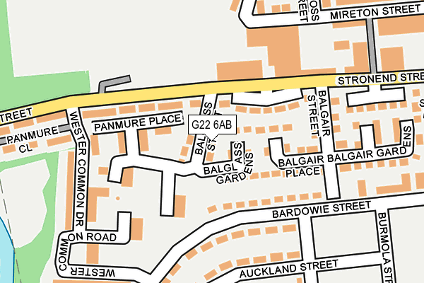G22 6AB map - OS OpenMap – Local (Ordnance Survey)