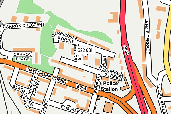 G22 6BH map - OS OpenMap – Local (Ordnance Survey)