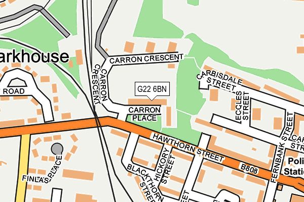 G22 6BN map - OS OpenMap – Local (Ordnance Survey)
