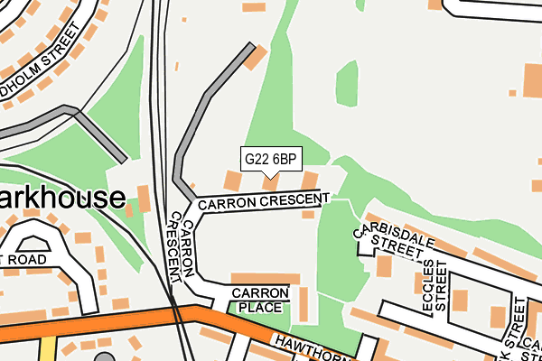 G22 6BP map - OS OpenMap – Local (Ordnance Survey)