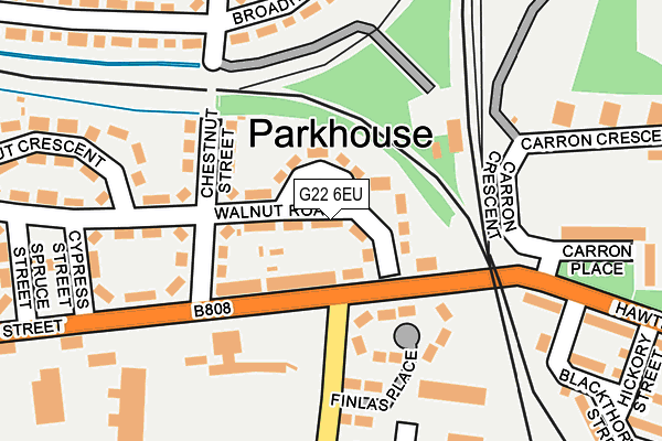 G22 6EU map - OS OpenMap – Local (Ordnance Survey)