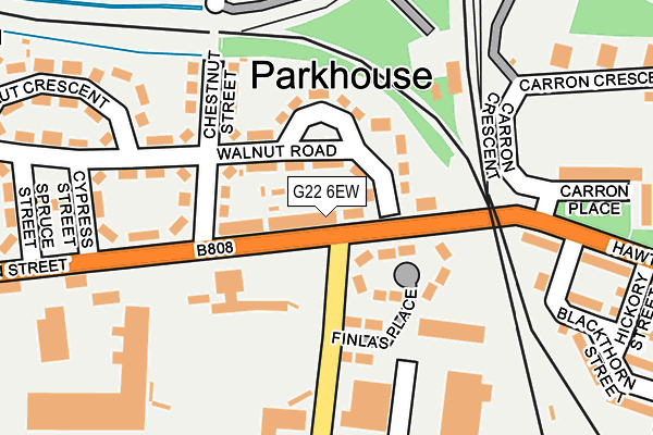 G22 6EW map - OS OpenMap – Local (Ordnance Survey)