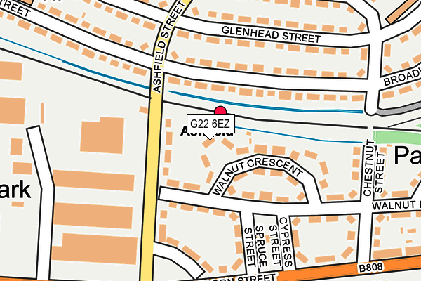 G22 6EZ map - OS OpenMap – Local (Ordnance Survey)