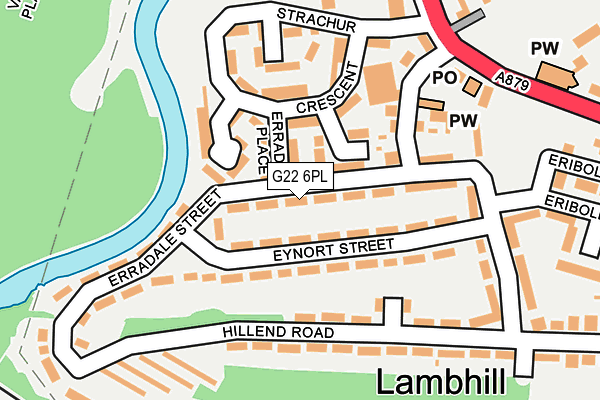 G22 6PL map - OS OpenMap – Local (Ordnance Survey)