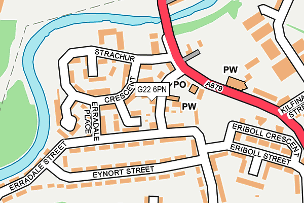 G22 6PN map - OS OpenMap – Local (Ordnance Survey)