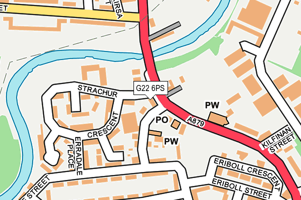 G22 6PS map - OS OpenMap – Local (Ordnance Survey)