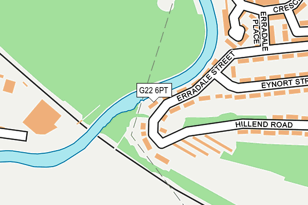 G22 6PT map - OS OpenMap – Local (Ordnance Survey)