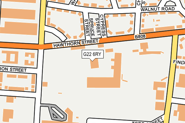 G22 6RY map - OS OpenMap – Local (Ordnance Survey)