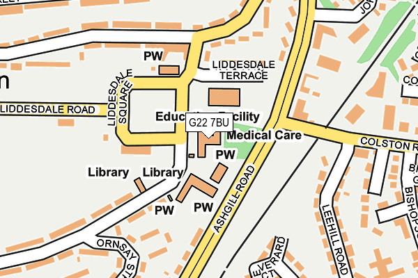 G22 7BU map - OS OpenMap – Local (Ordnance Survey)