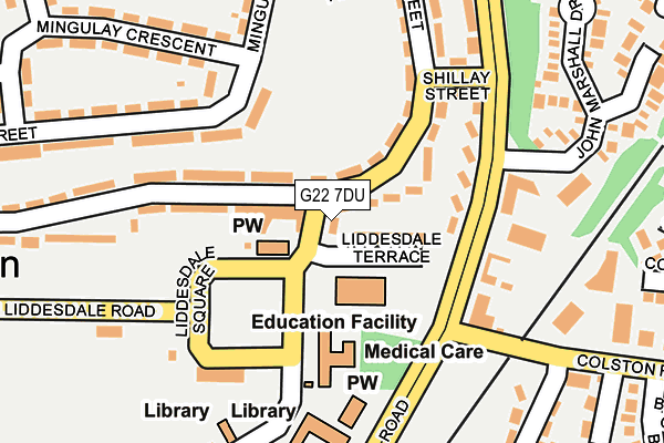 G22 7DU map - OS OpenMap – Local (Ordnance Survey)