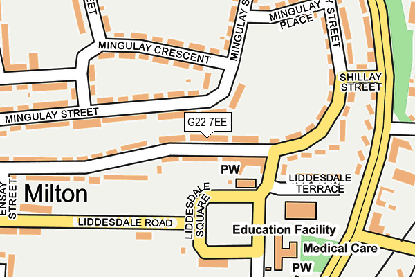 G22 7EE map - OS OpenMap – Local (Ordnance Survey)