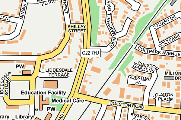 G22 7HJ map - OS OpenMap – Local (Ordnance Survey)