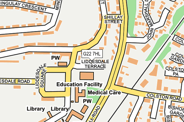 G22 7HL map - OS OpenMap – Local (Ordnance Survey)