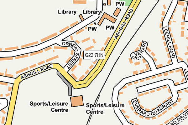 G22 7HN map - OS OpenMap – Local (Ordnance Survey)