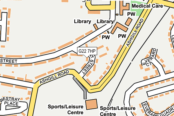 G22 7HP map - OS OpenMap – Local (Ordnance Survey)