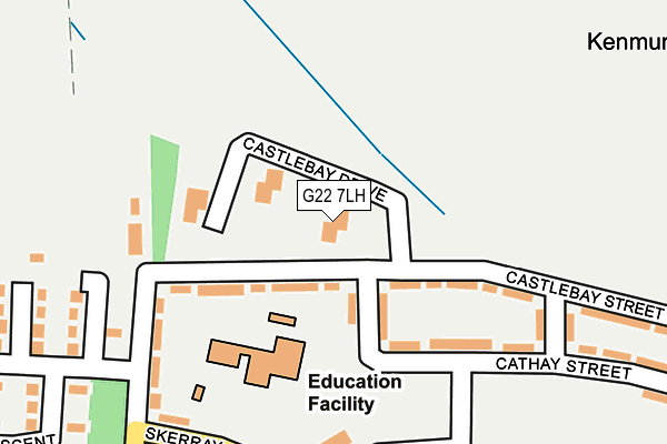 G22 7LH map - OS OpenMap – Local (Ordnance Survey)