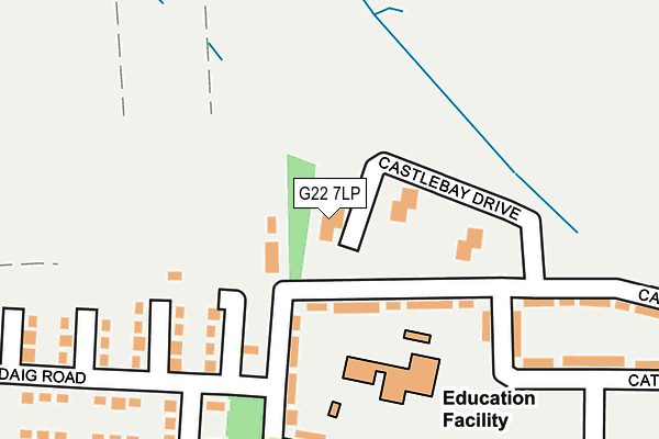 G22 7LP map - OS OpenMap – Local (Ordnance Survey)